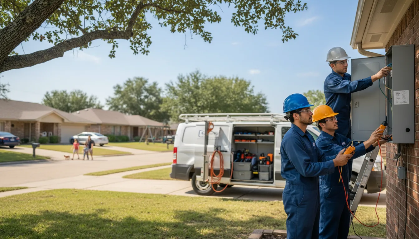 Certified electrician providing emergency electrical services in Harold, KY